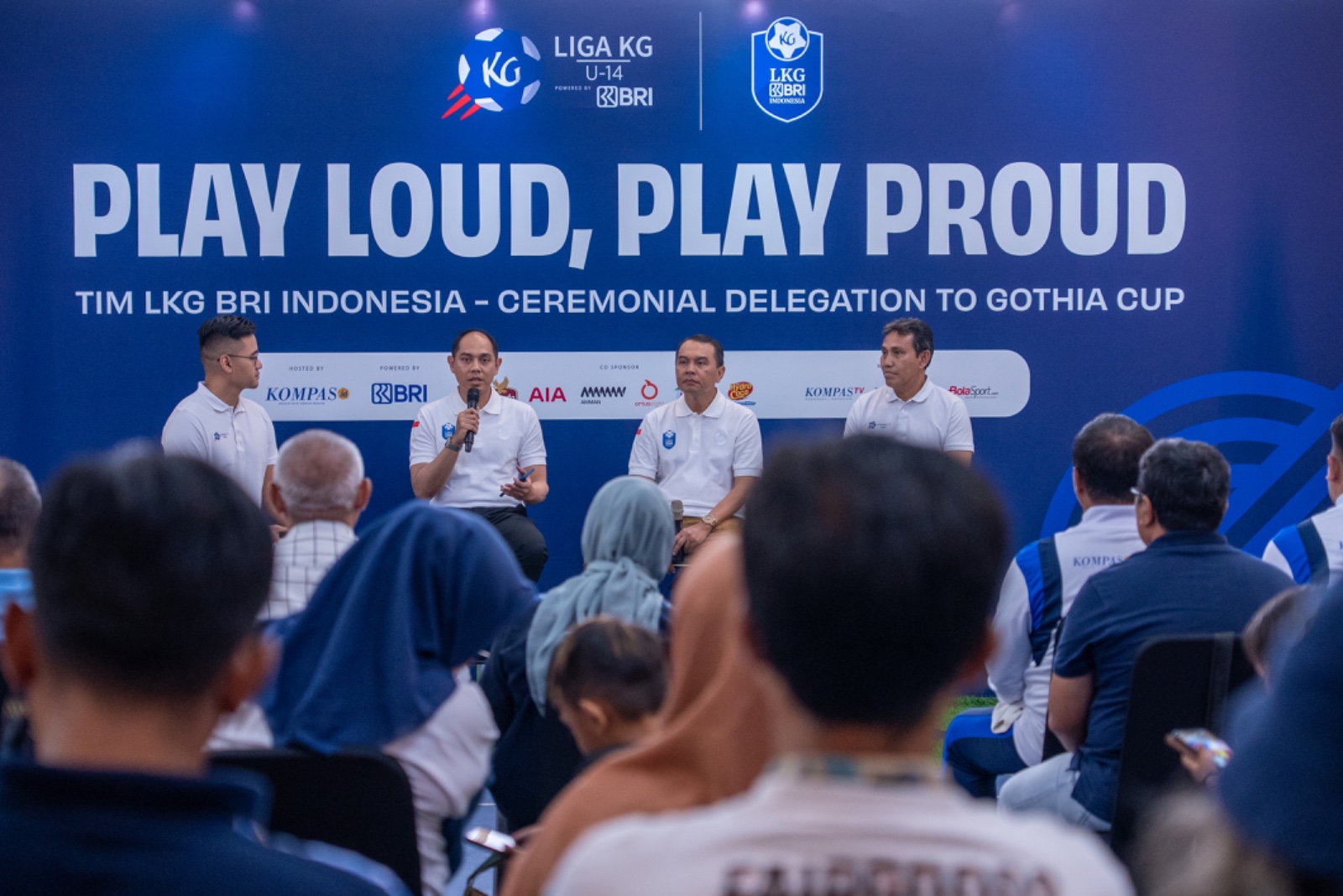 BRI dan Liga Kompas Melepas Keberangkatan Tim LKG BRI ke Piala Dunia Remaja 'Gothia Cup' di Swedia