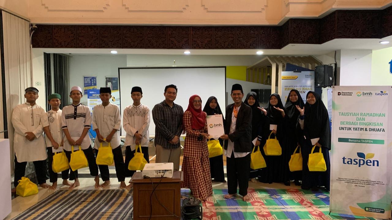 PT Taspen Hadirkan Tausiyah Ramadan Bersama Santri BMH 