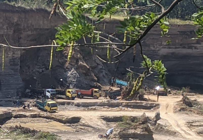 Tambang Ilegal di Argasunya Kota Cirebon Kembali Beroperasi, Polisi Gercep Cek Lokasi