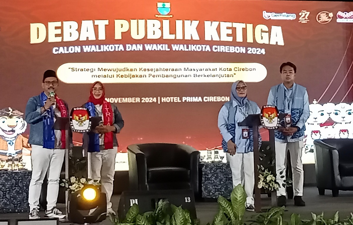 Hasil Survei Indo Data di Pilkada Kota Cirebon: Paslon Dani-Fitria dan Eti-Suhendrik Selisih 1 Persen