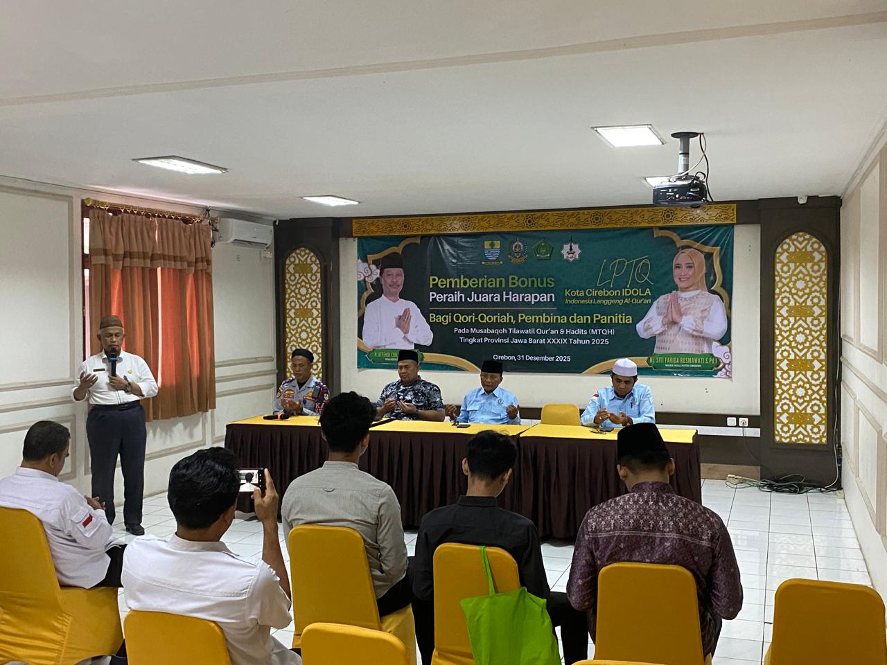 Kota Cirebon Beri Bonus Hingga Rp7 Juta untuk Juara Harapan MTQ Jawa Barat 2025