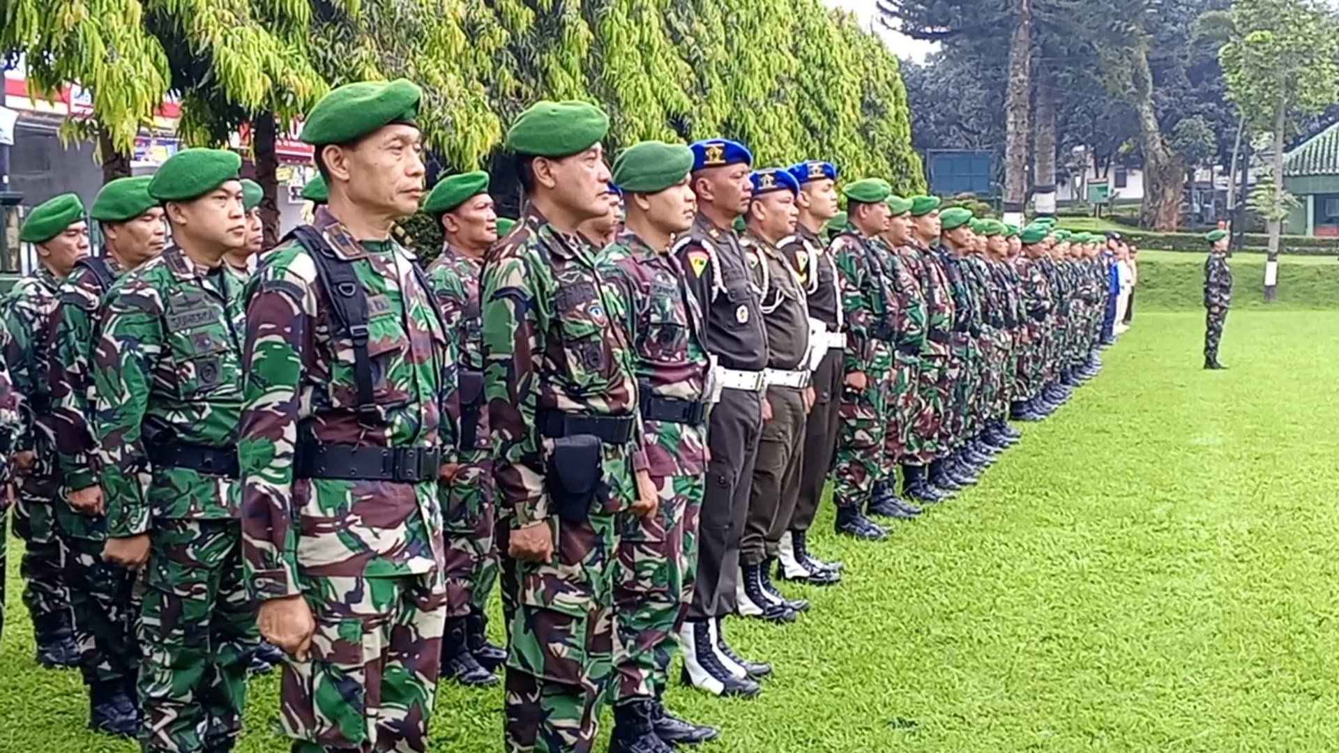 Jelang Hari Raya dan Faktor Cuaca, KODIM 0615 Kuningan Gelar Pasukan
