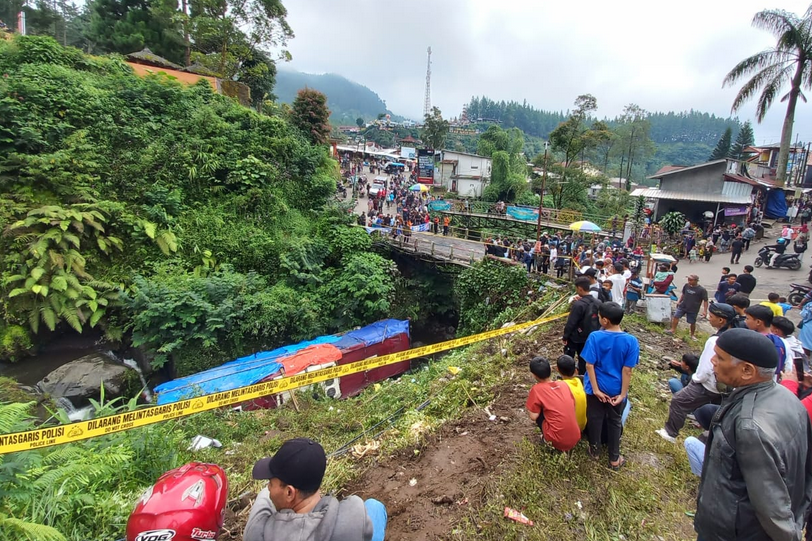 Pengakuan Sopir, Begini Detik-detik Bus Masuk Jurang di Guci Tegal, Rute Perjalanan Terungkap