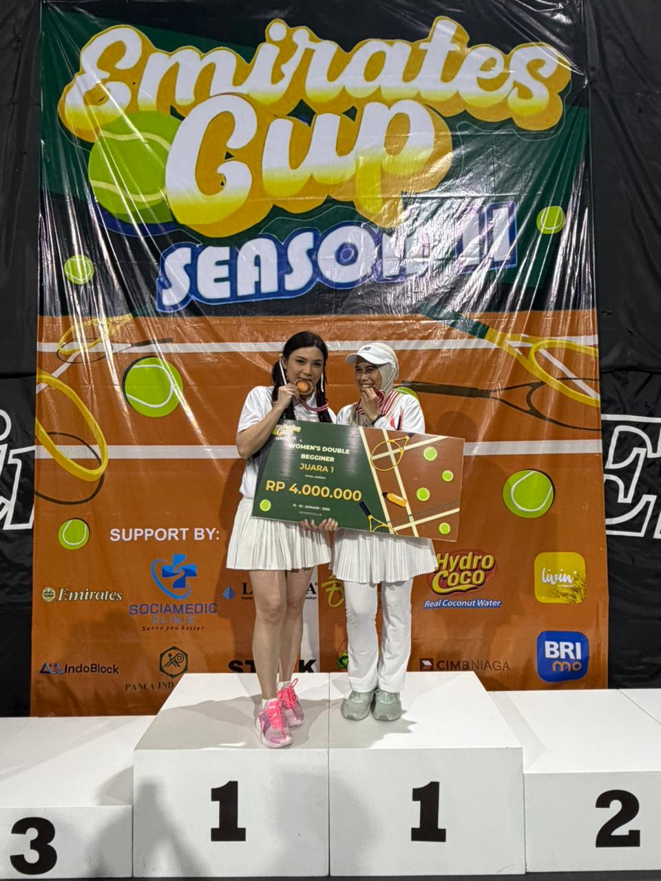 Spirit Tenis Club Bersinar di Turnamen Emirat 2