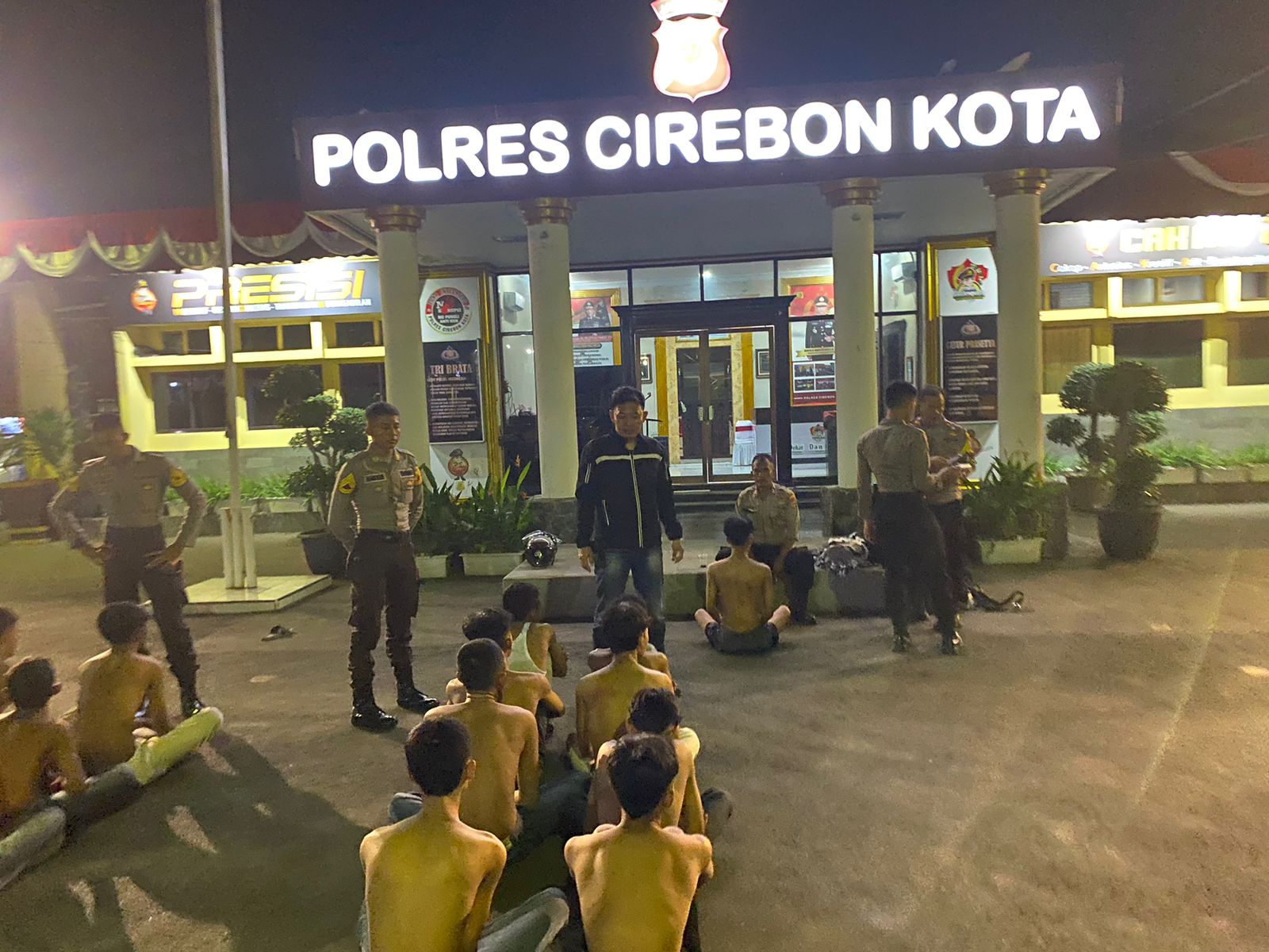 Tawuran Remaja di Cirebon, Maung Presisi Polres Cirebon Kota Amankan 24 Orang