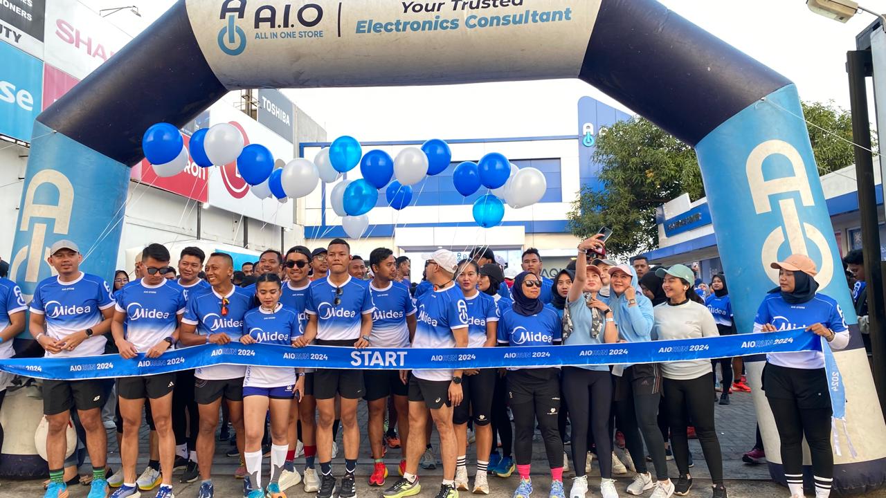 Kolaborasi dengan Cirebon Runner, AIO Run 2024 Diikuti Ratusan Pelari