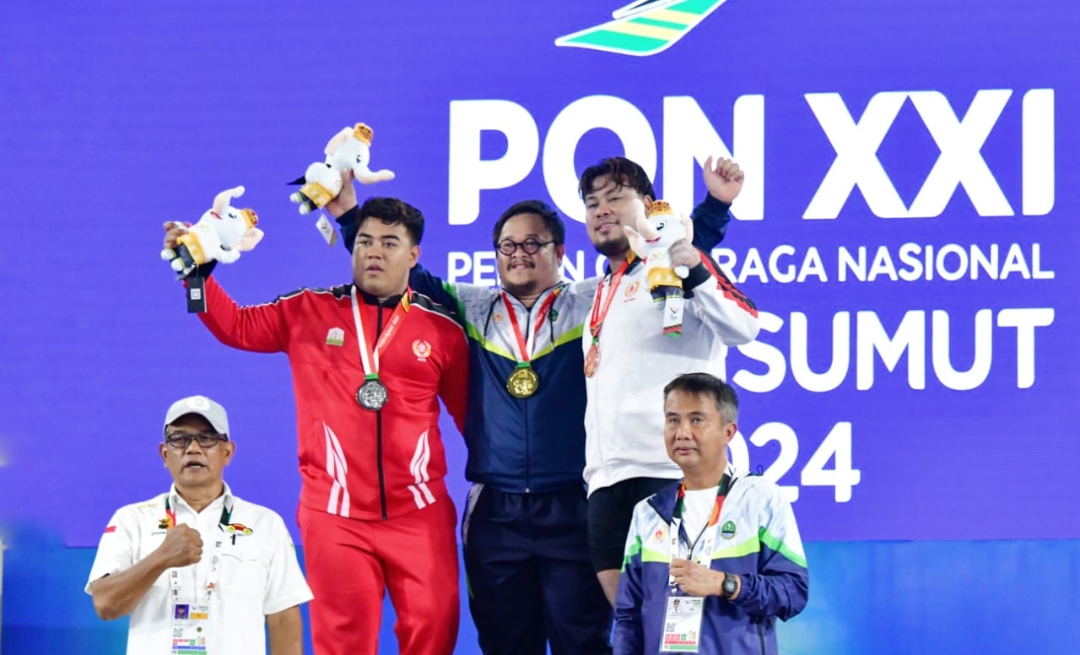 PON XXI ACEH - SUMUT 2024: Imam Jamaludin Sumbang Emas Untuk Jabar dari Cabor Angkat Besi