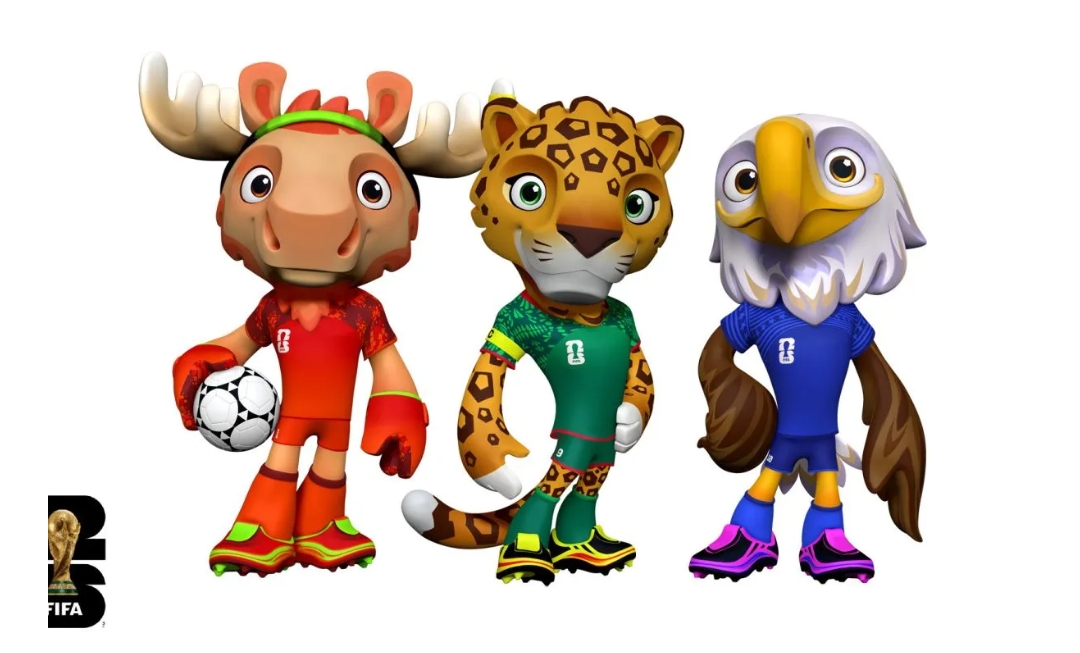 Clutch, Zayu dan Maple Jadi Maskot Piala Dunia 2026