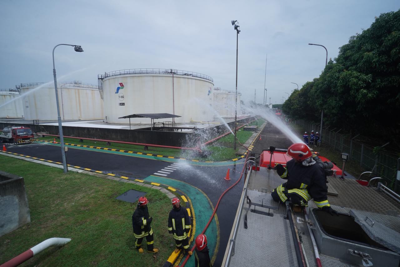 Pastikan Kesiapan Keadaan Darurat : Pertamina Patra Niaga Regional JBB Gelar OKD Level 1 di SHAFTHI