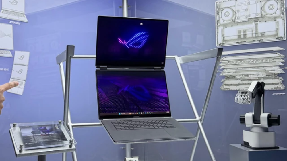 Laptop Gaming 2 Layar OLED Pertama di Dunia Rilis di Indonesia, Performa Gila AI Tanpa Internet