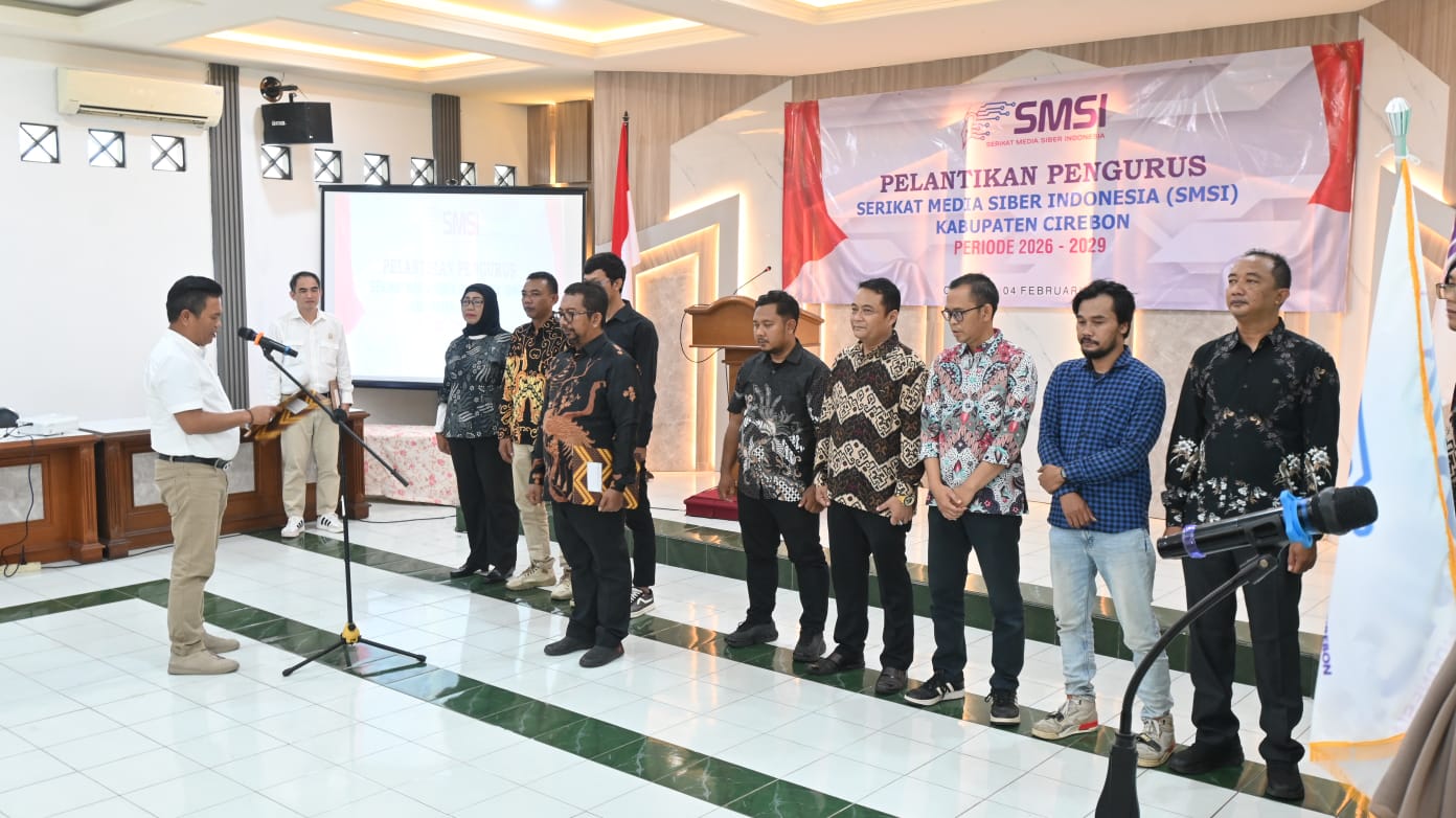 Pengurus SMSI Kabupaten Cirebon 2026–2029 Resmi Dilantik, Bupati Tekankan Peran Strategis Media Siber