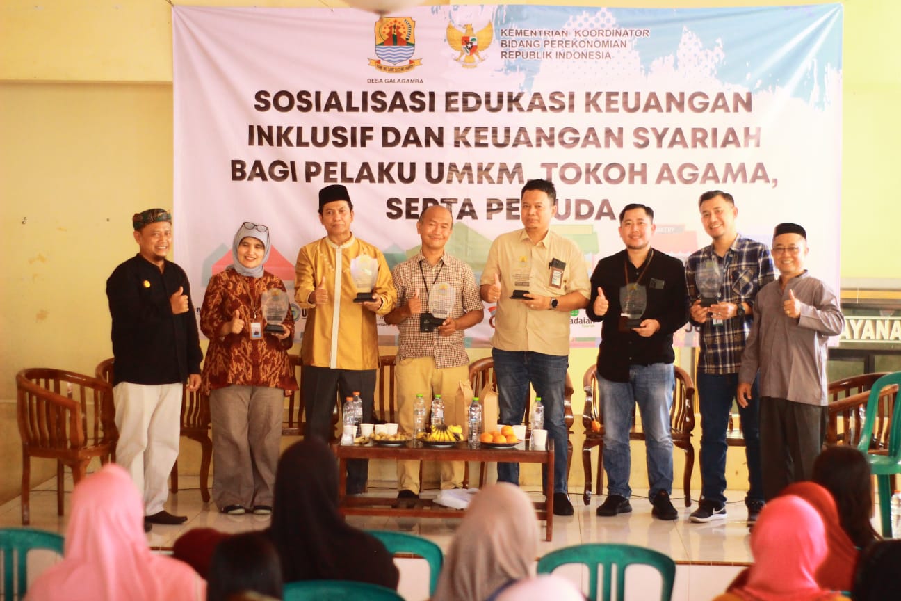 Pemdes Galagamba Gelar Sosialisasi  dan Edukasi Keuangan Inklusif Untuk UMKM dan Tokoh Agama