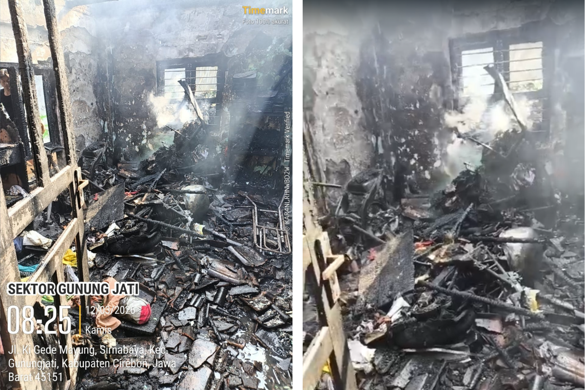 Kebakaran di Gunungjati Cirebon, Diduga Anak Main Petasan di Dalam Rumah