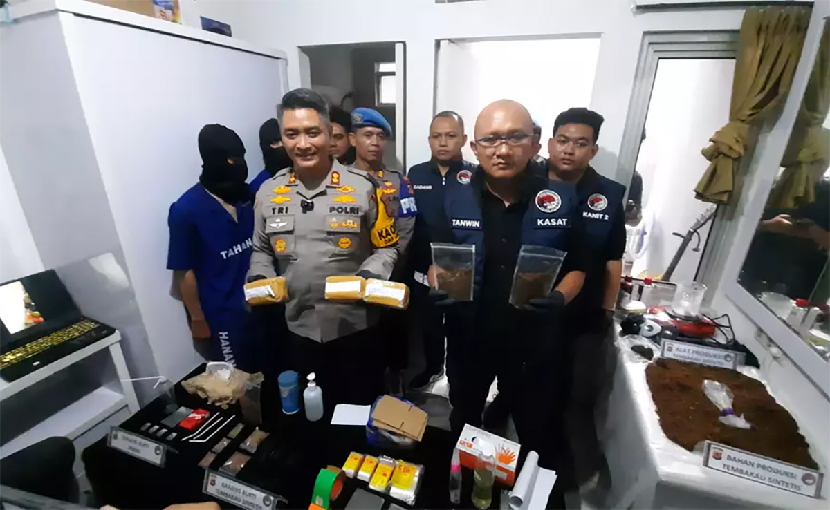 Kos-kosan Jadi Sarang Narkoba Digerebek Polisi, Sita Barang Bukti Senilai Rp 1 Miliar