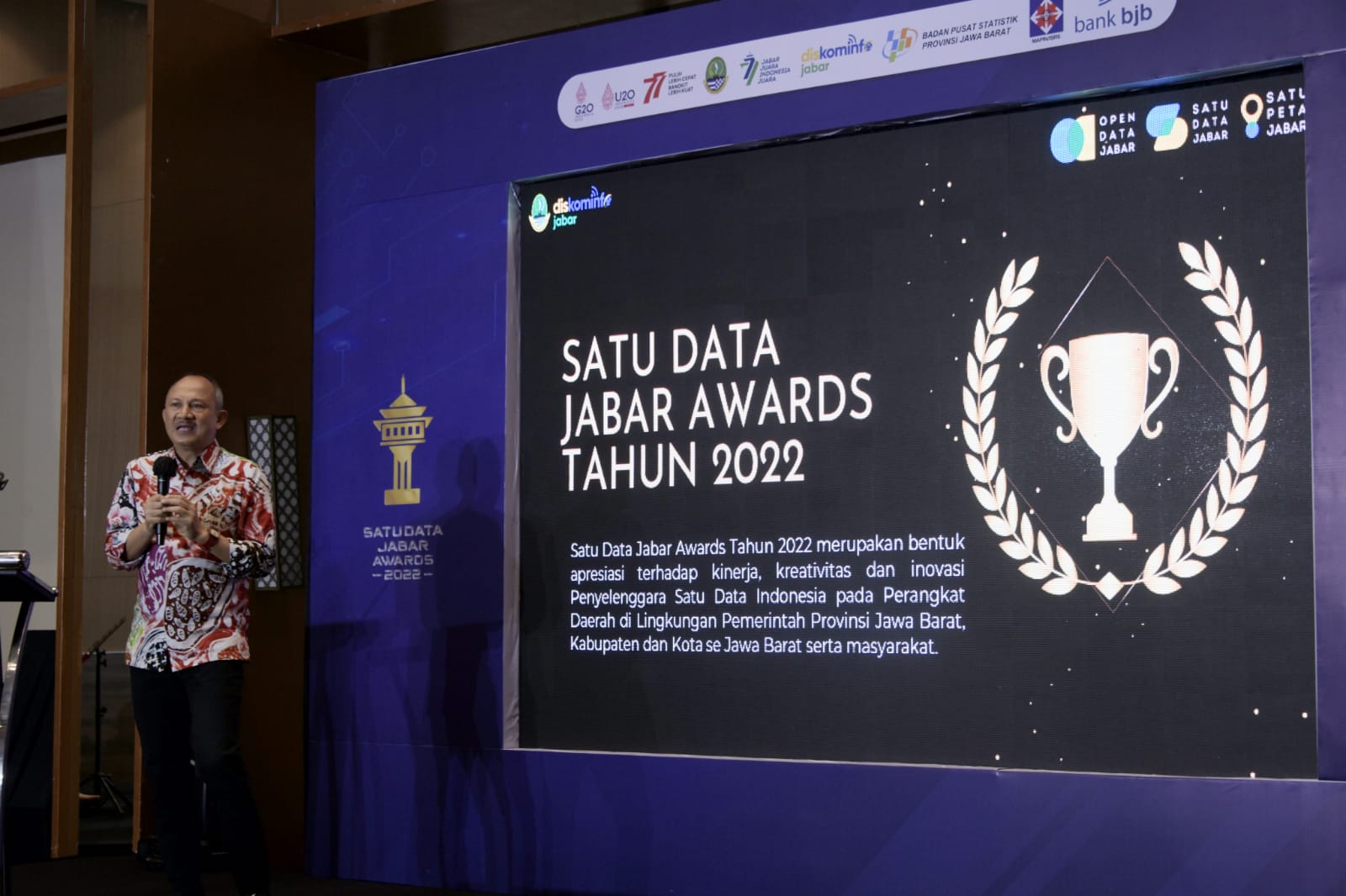 Event Satu Data Jawa Barat Award 2022,  Upaya untuk Wujudkan Satu Data Indonesia di Jawa Barat 