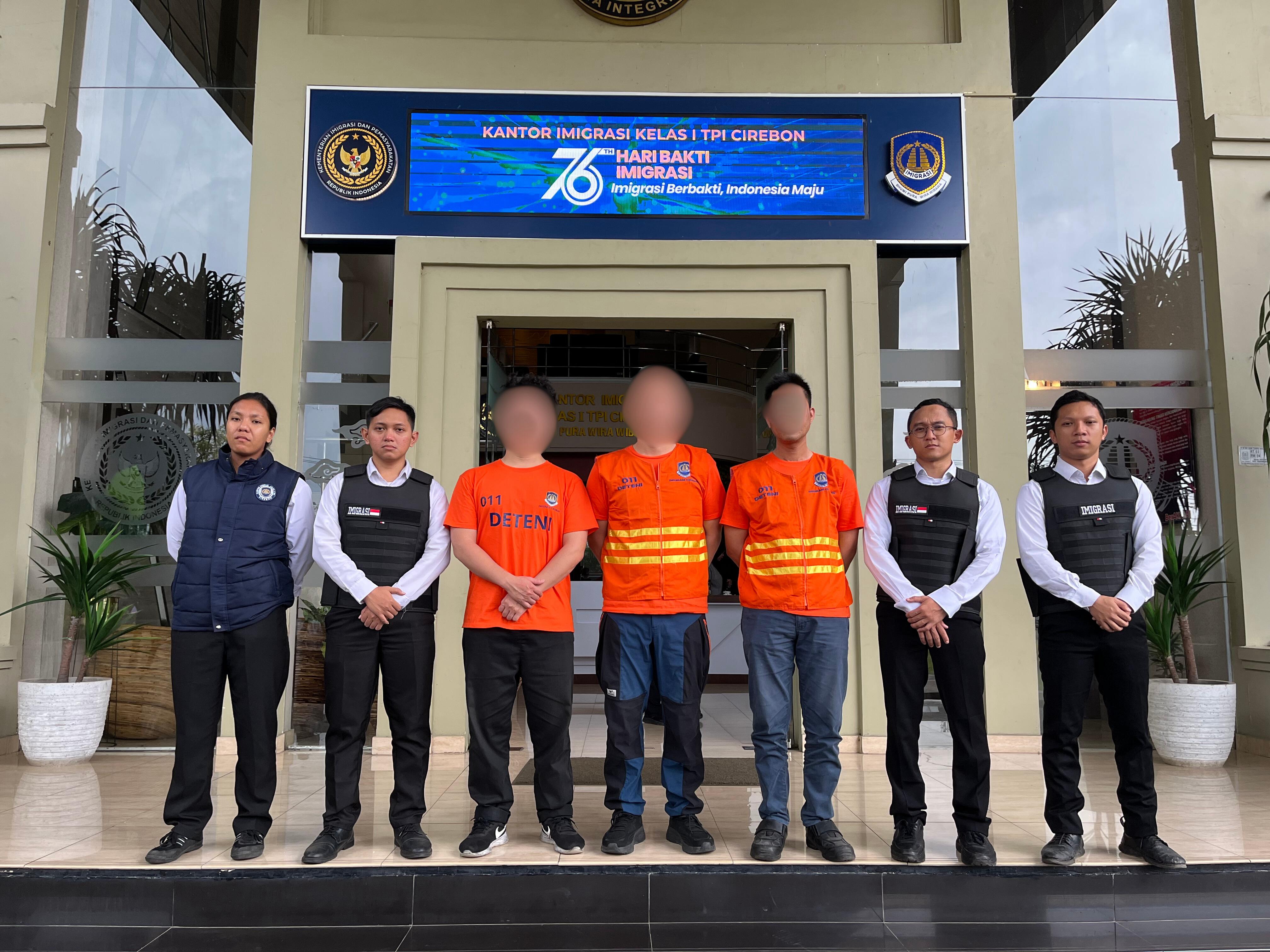 Langgar Izin Tinggal, Tiga WNA Taiwan Dideportasi Imigrasi Cirebon