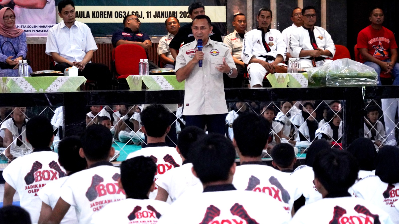 Danrem 063/SGJ Dorong Pembinaan Atlet Muda pada Milad ke-5 Satlat Maharaya