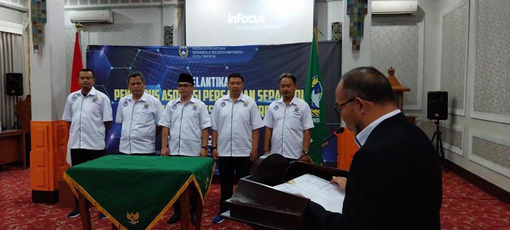 HZM Resmi Nahkodai PSSI Kota Cirebon 