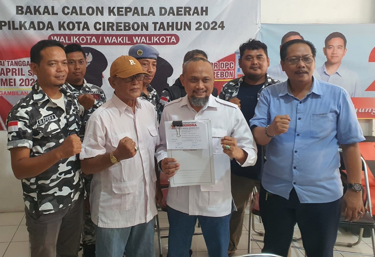 Heru Cahyono Daftar ke Gerindra, Siap Lawan Incumbent di Pilkada Kota Cirebon