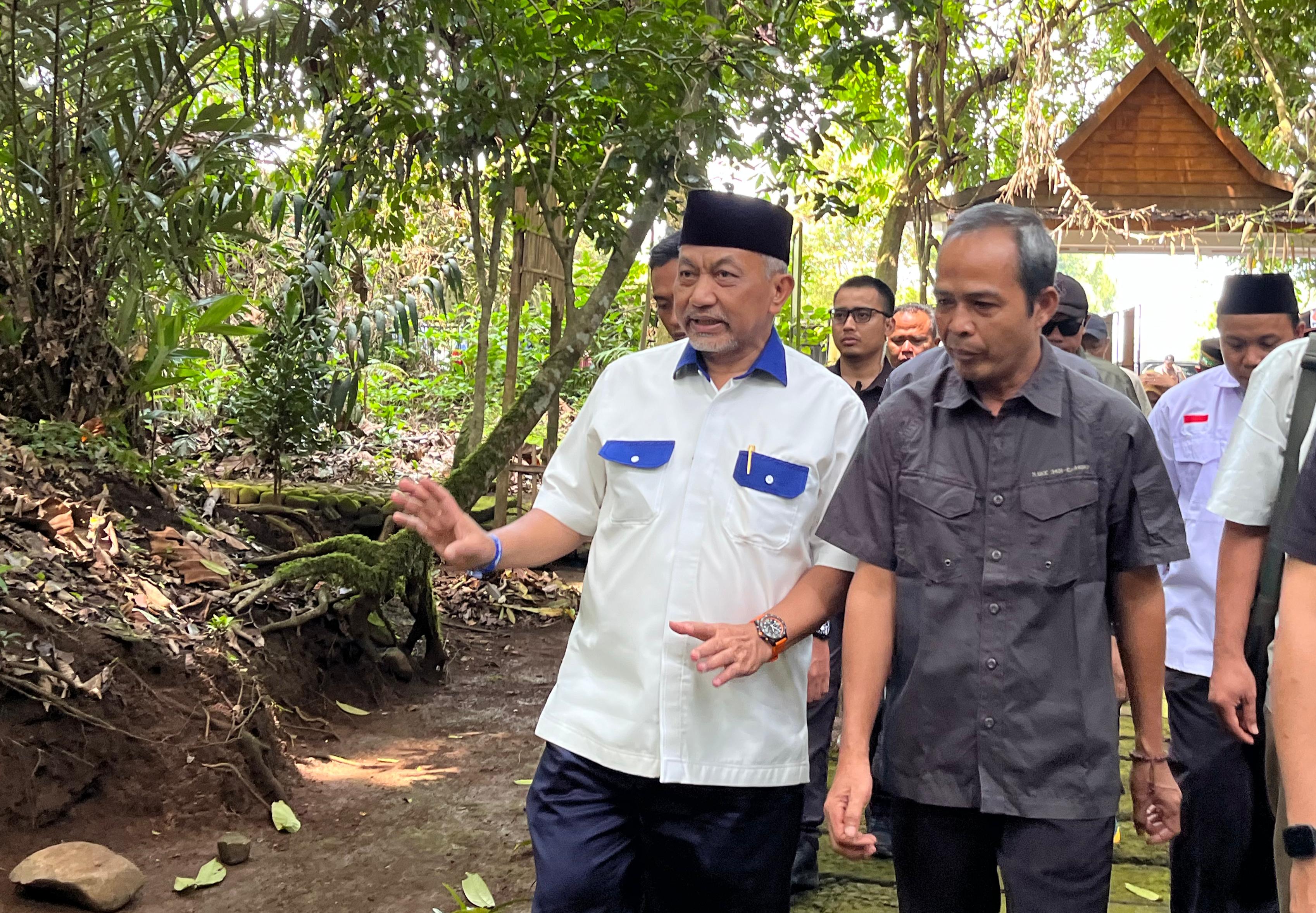 Kampanye di Ciamis, Ahmad Syaikhu Ziarah ke Makam Adipati Singacala dan Pangeran Usman