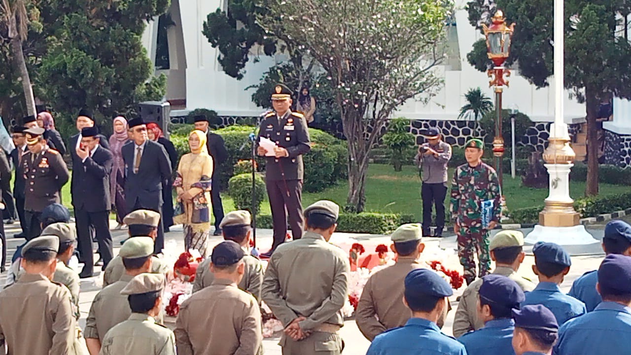 500 Personel Gabungan Ikuti Upacara Hari Kesaktian Pancasila di Kota Cirebon