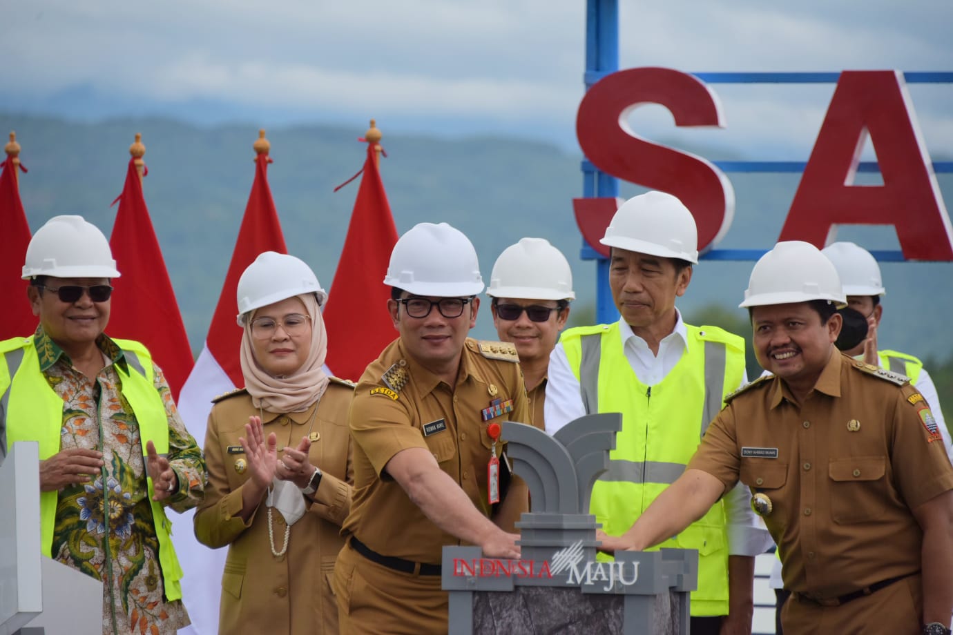 Diresmikan Presiden Jokowi, Bendungan Sadawarna Jadi Penopang Produksi Beras