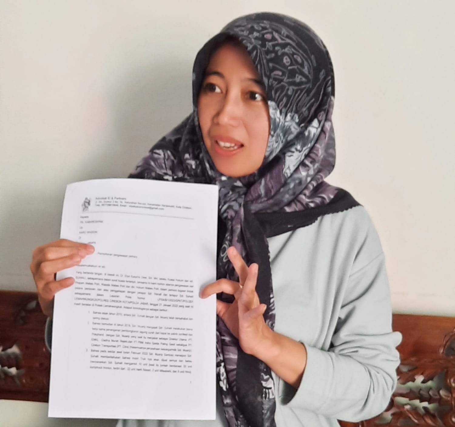 Suhaili Muchyar Laporkan Balik PT Cirebon Transportasi Atas Dugaan Penggelapan