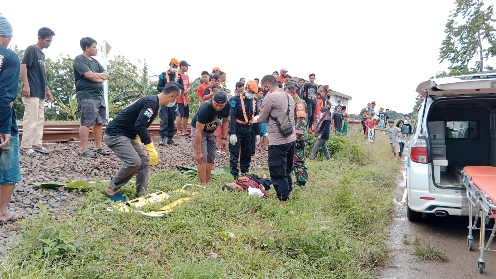 Warga Jatibarang Indramayu Tewas Tertemper Kereta Api