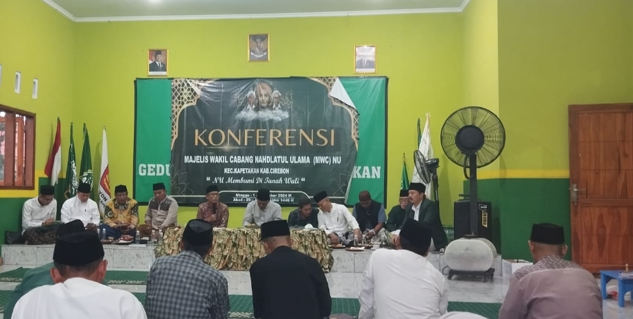 Husain, Wartawan Cirebon Pimpin MWC NU Kecamatan Kapetakan Masa Khidmat 2025-2029