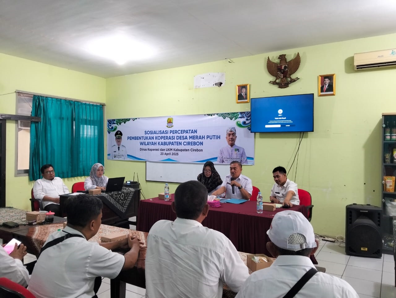 Dinkop dan UKM Sosialisasi Pembentukan Koperasi Desa Merah Putih