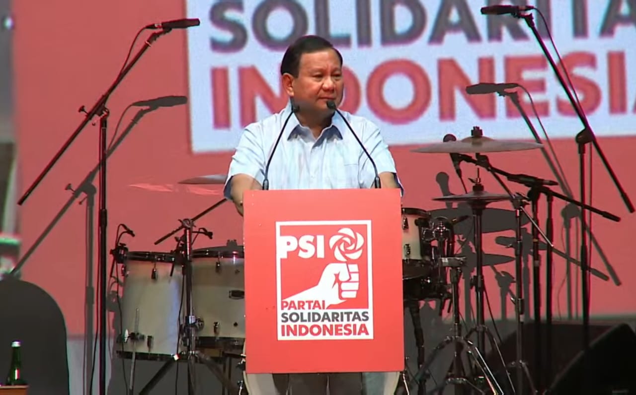 Dengan Gaya yang Santuy, PSI Resmi Deklarasi Dukung Prabowo Subianto-Gibran Rakabuming Raka di Pemilu 2024