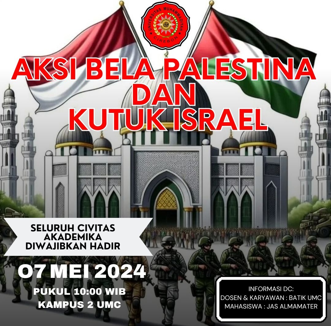 Peduli, UMC Bakal Gelar Aksi Nasional Bela Palestina dan Kutuk Israel 