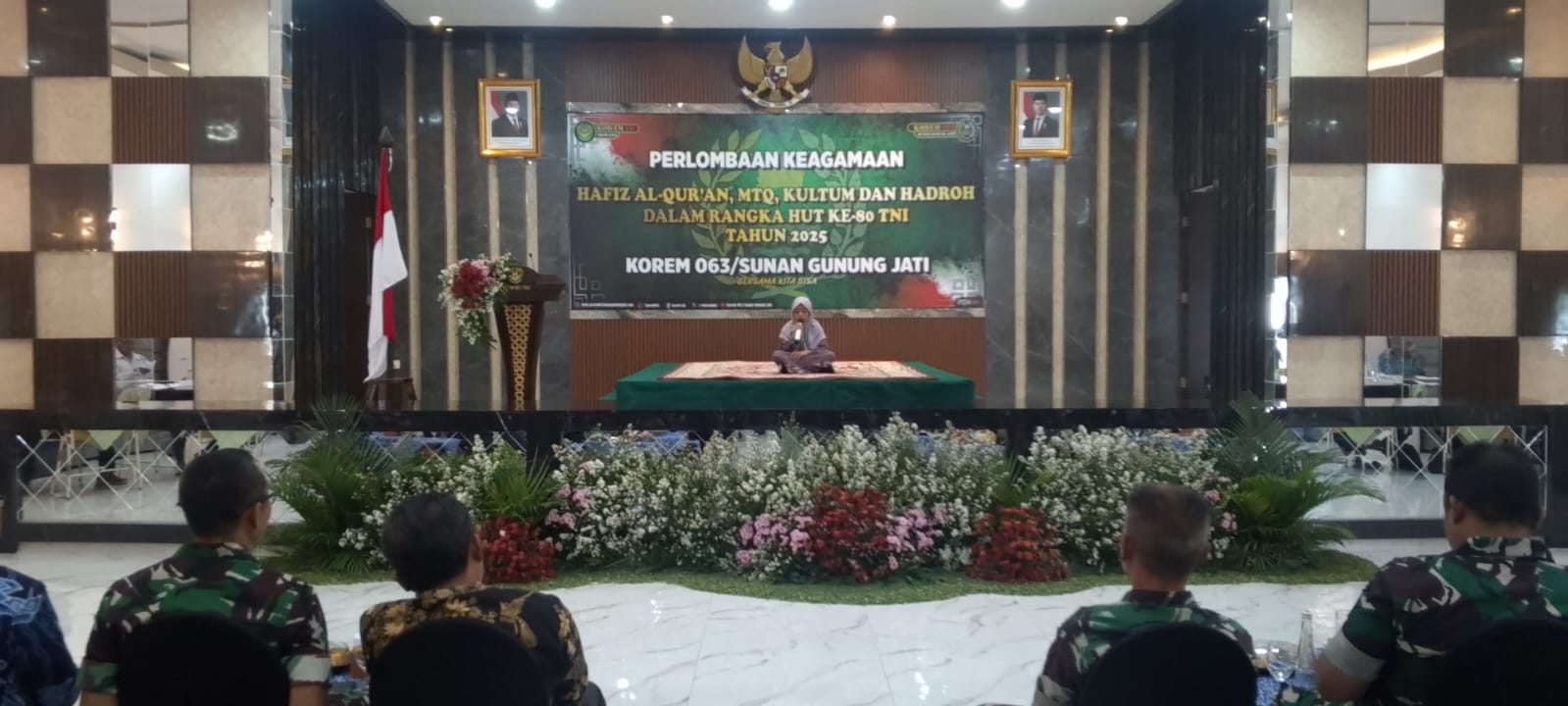 Kodim 0614/Kota Cirebon Kirimkan Perwakilan pada Lomba Keagamaan Tingkat Korem 063/SGJ dalam rangka HUT ke-80 