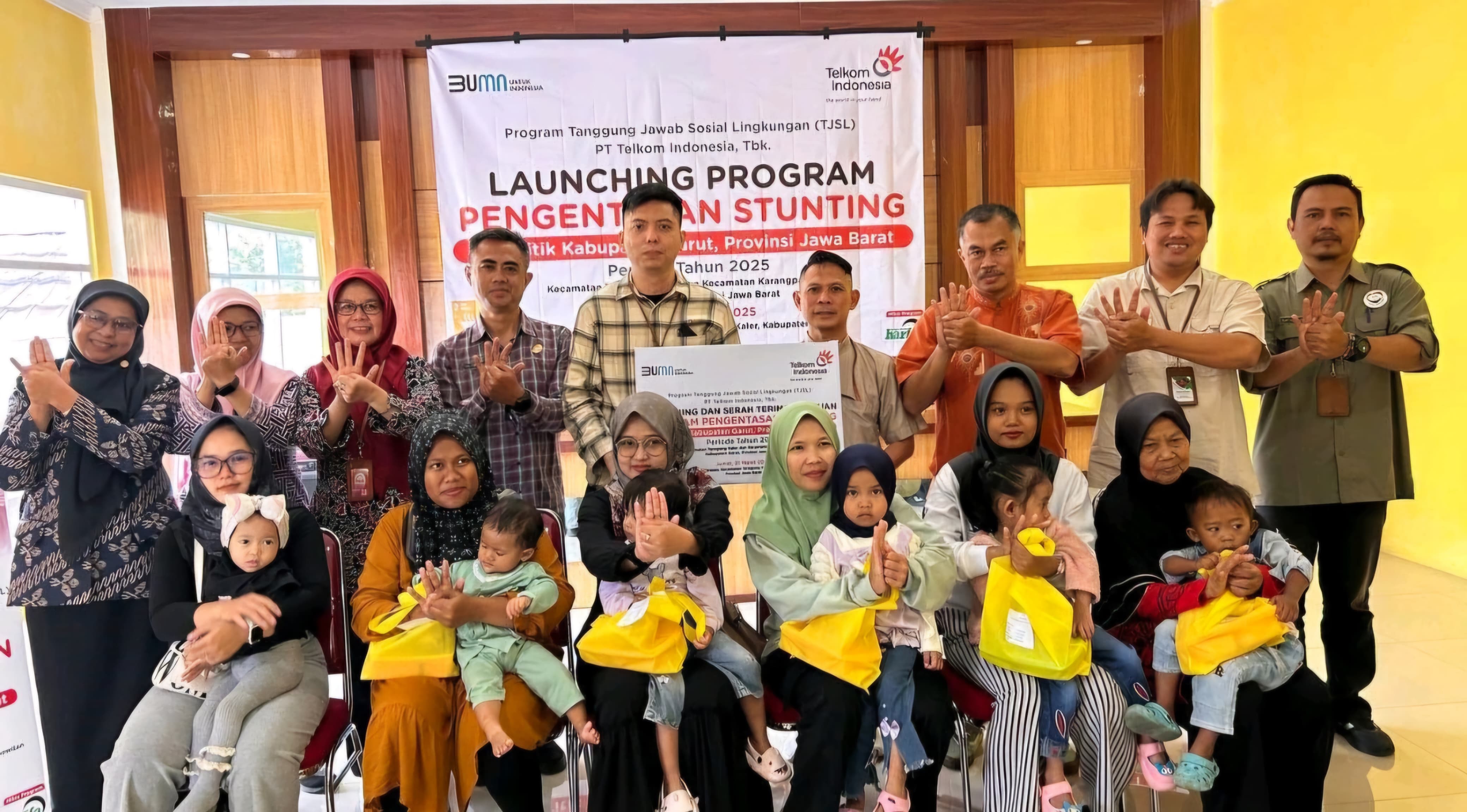 Telkom Priangan Timur Luncurkan Program Pengentasan Stunting di Garut