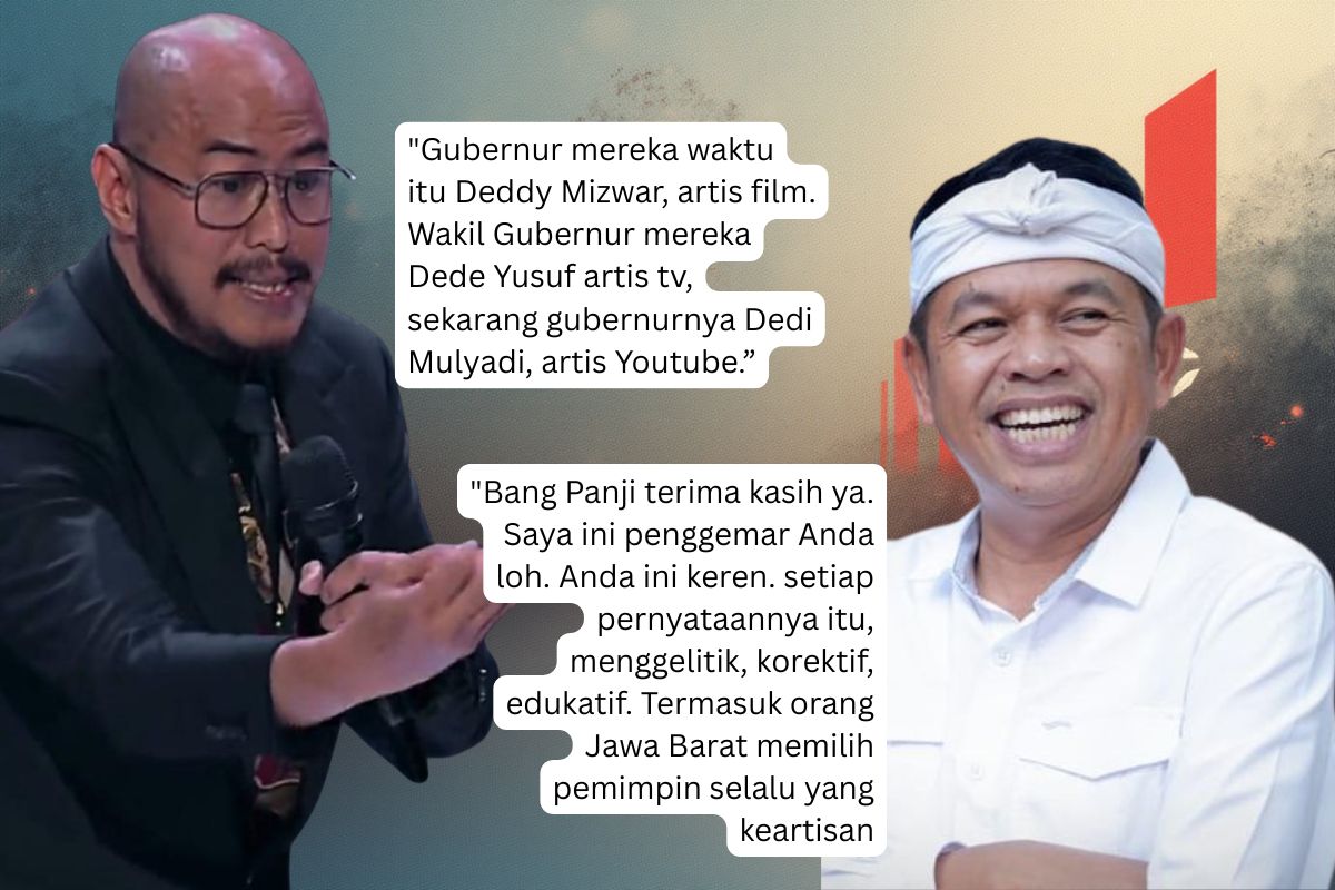 Disebut Gubernur Artis Youtube, KDM Respons Pandji Pragiwaksono Begini Katanya