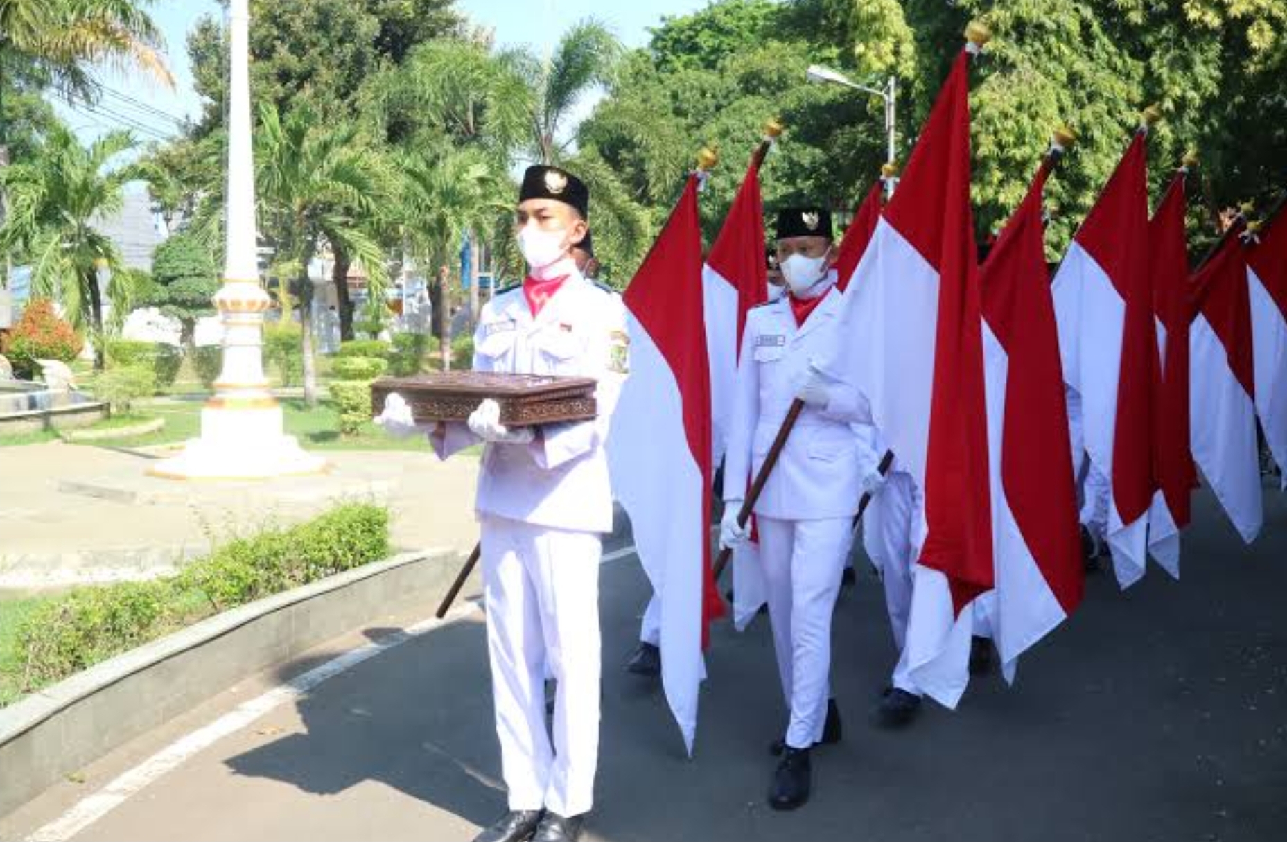 PENGUMUMAN: Begini Rekayasa Lalu Lintas Saat Kirab Merah Putih di Kota Cirebon, Mohon Disimak