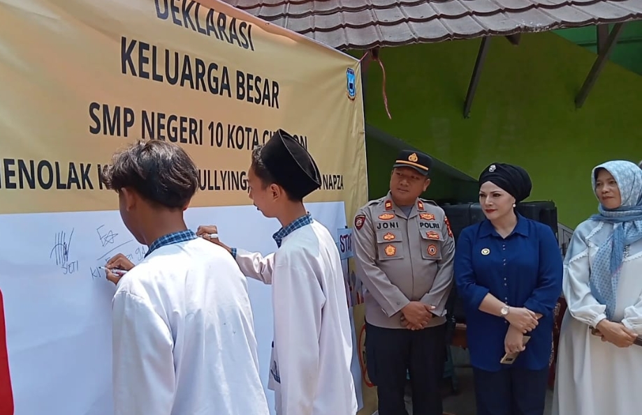 SMPN 10 Kota Cirebon Bentuk Satgas antibullying, Tawuran dan Narkoba