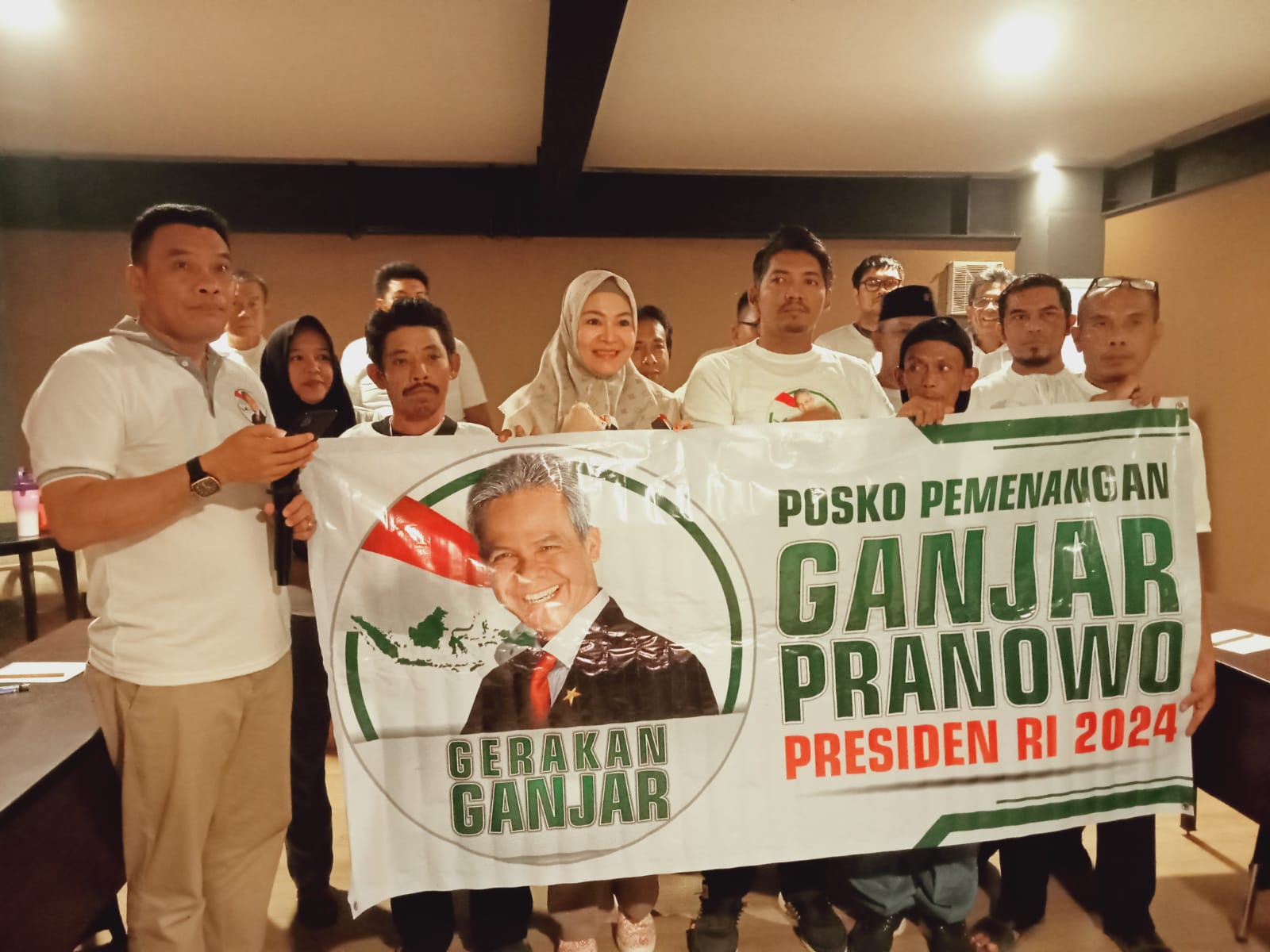 Relawan Gerakan Ganjar Deklarasi 'Menangkan Ganjar Pranowo' Pilpres 2024