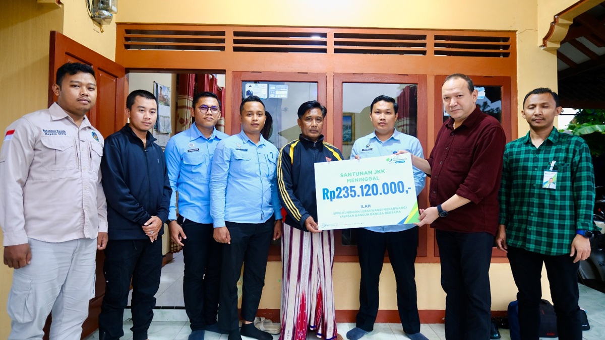 Relawan SPPG Meninggal Kecelakaan, BPJS Ketenagakerjaan Cairkan Rp235 Juta