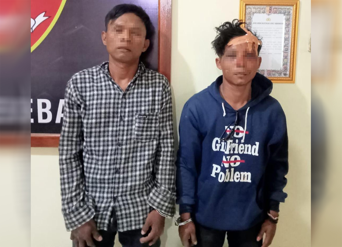 SYUKURIN! 2 Pencuri Motor Ditangkap Warga, Diikat di Tiang Listrik di Gebang Kabupaten Cirebon