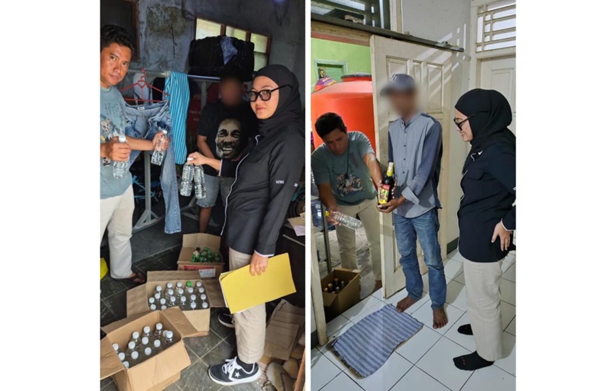 Jelang Ramadan, Polresta Cirebon Sita 65 Botol Miras Termasuk Ciu dalam Razia Pekat