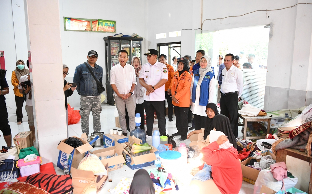 Banjir Terjang Sukabumi, Bey Machmudin Lansung Tinjau Lokasi dan Beri Arahan Begini