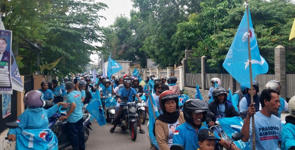 Kampanye Terakhir, Partai Gelora Minta Mandat ke Warga Kota Cirebon