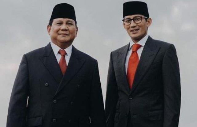 Soal Surat dari Sandiaga Uno, Prabowo: Oh Belum Terima 