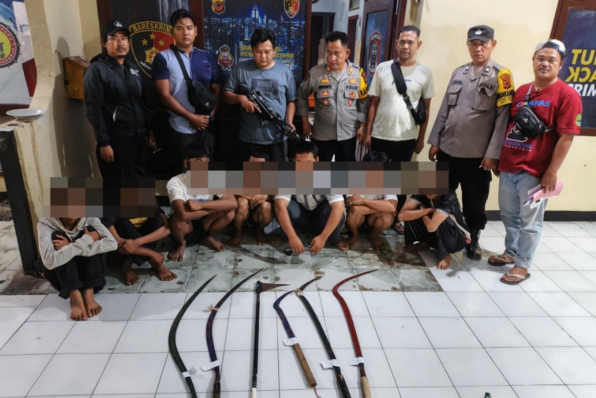 20 Kendaraan Konvoi Disiarkan di Instagram, Warga Resah, 7 Remaja Bersenjata Diamankan