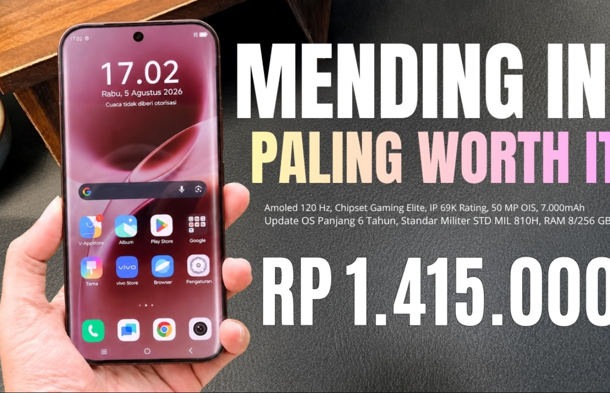 Hp Android Murah Paling Worth It di Agustus 2026, Harga Rp1 Jutaan Dapat RAM 8/256 GB, Emang Bisa?