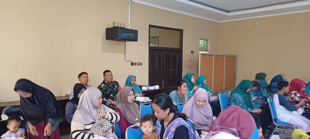 Babinsa dan Bhabinkamtibmas Panjunan Dukung Sosialisasi Cegah Stunting 
