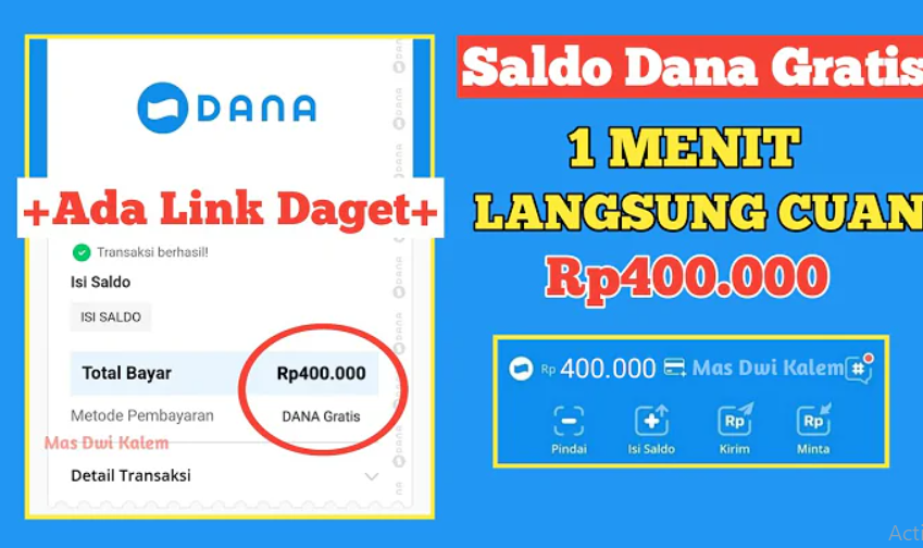 Klaim Saldo DANA Kaget Terbukti Membayar Hari Minggu 12 Januari 2025, Dapatkan Uang Rp400 Ribu Sebelum Habis