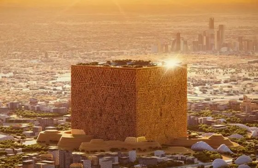 Proyek Ambisius Arab Saudi Mirip Ka'bah Raksasa, Dikaitkan dengan Tanda-tanda Kiamat
