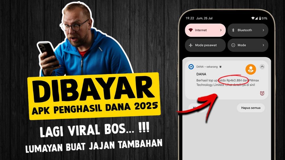 Cuma Diamkan HP Tiap 30 Detik, Bisa Dapat Rp480.664 dari Aplikasi Penghasil Dana 2025 Ini! 